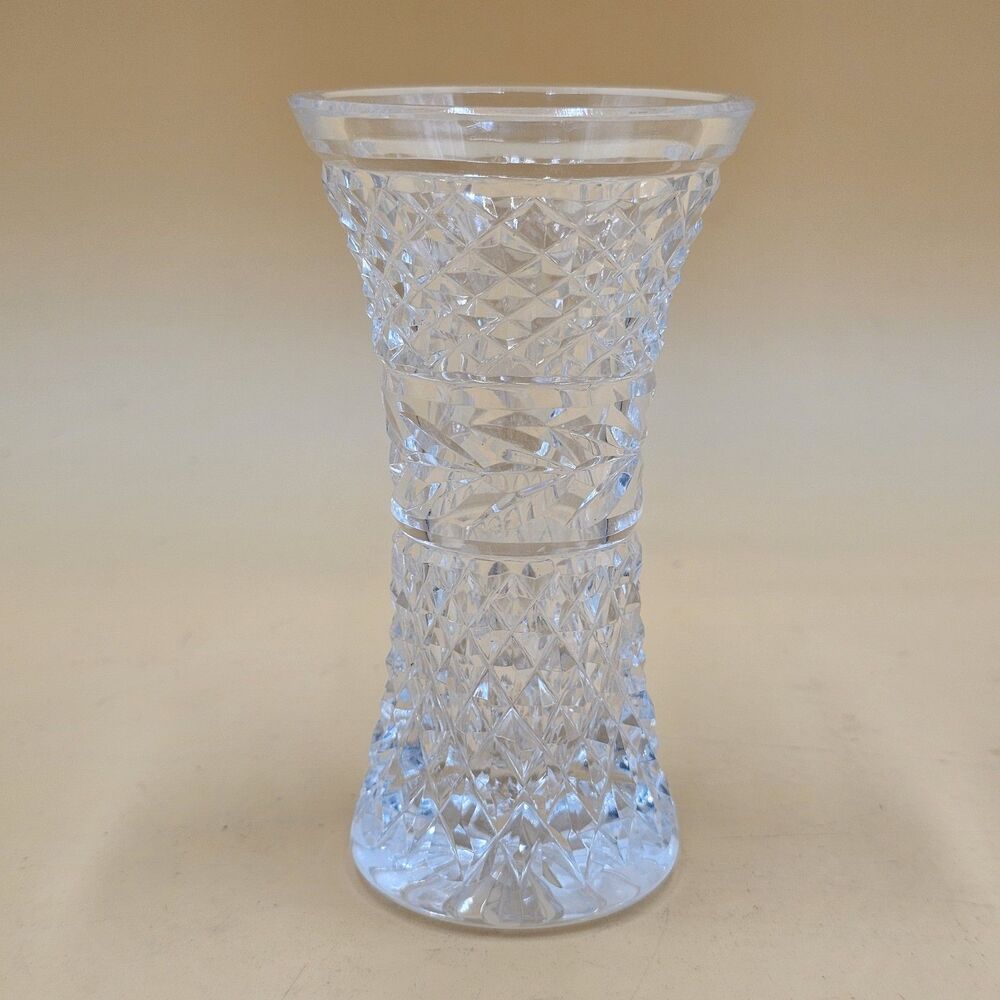 Vintage Waterford Crystal Glandore Mini Vase 4.5” Heavy